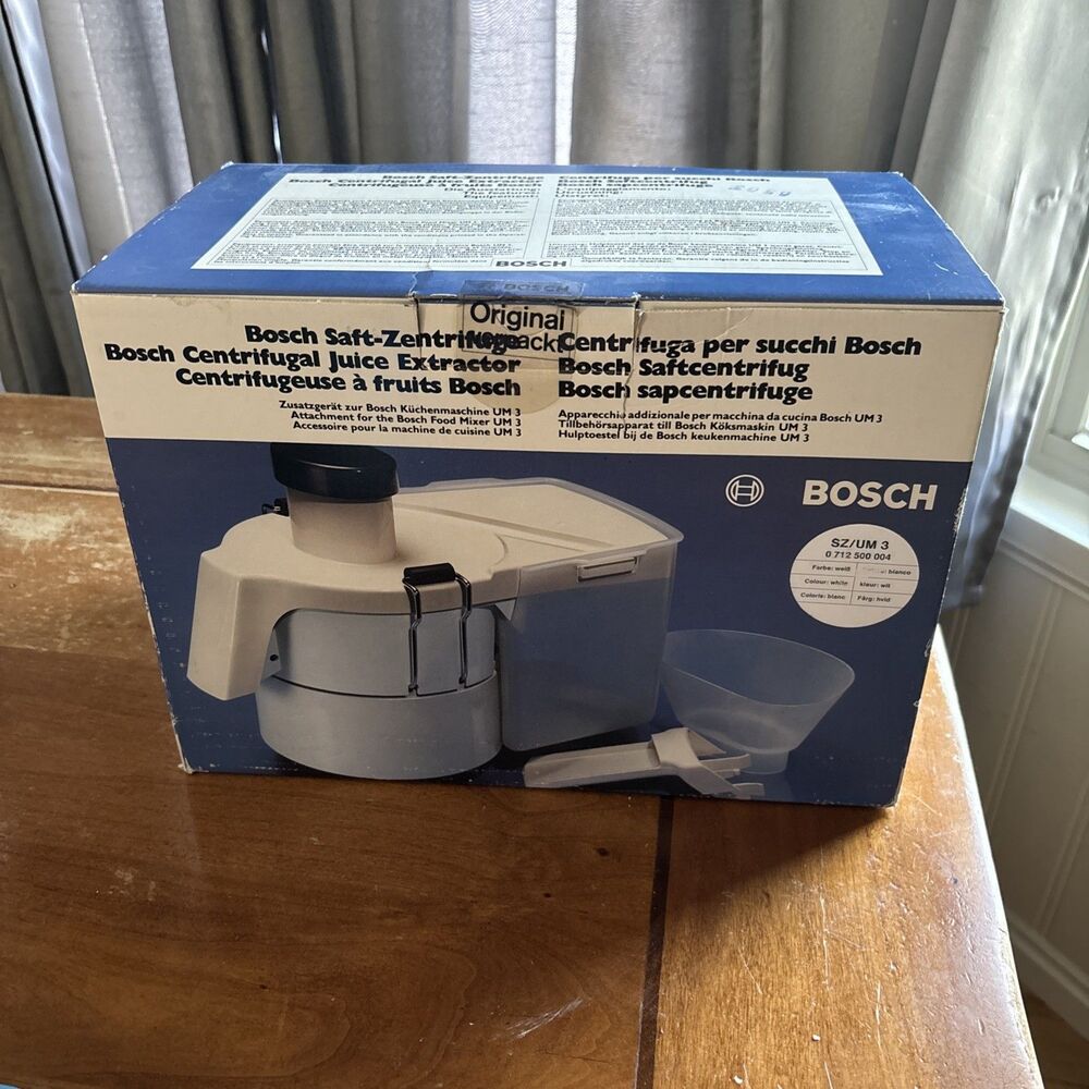 Bosch Centrifugal Juice Extractor Attachment for UM3 Universal Mixer In Box